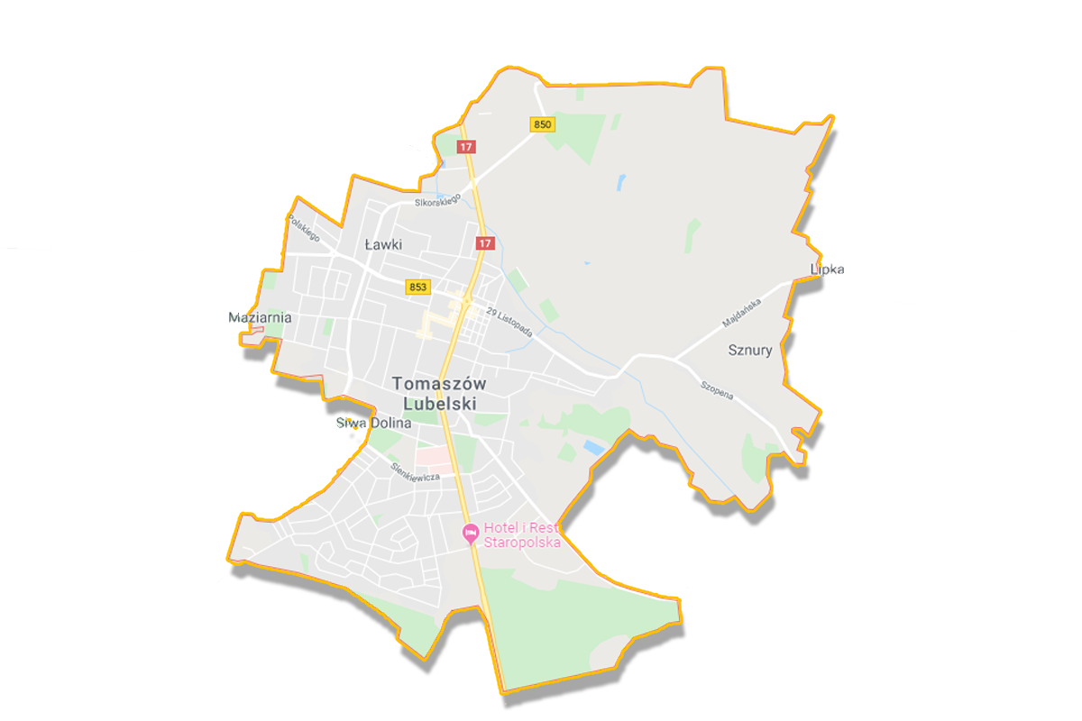Granice Tomaszowa Lubelskiego